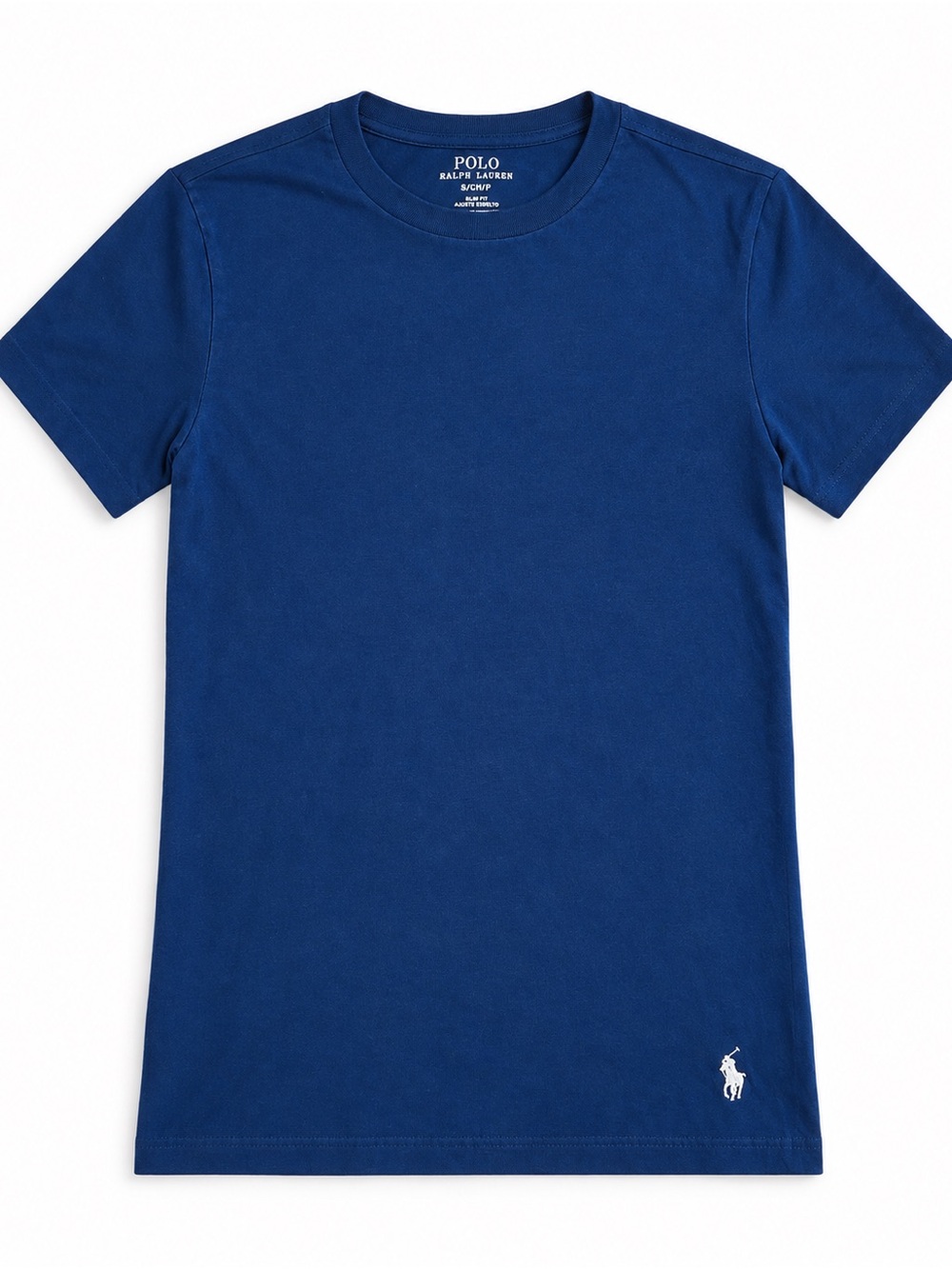 Polo by Ralph Lauren Solid Navy Crewneck Tee